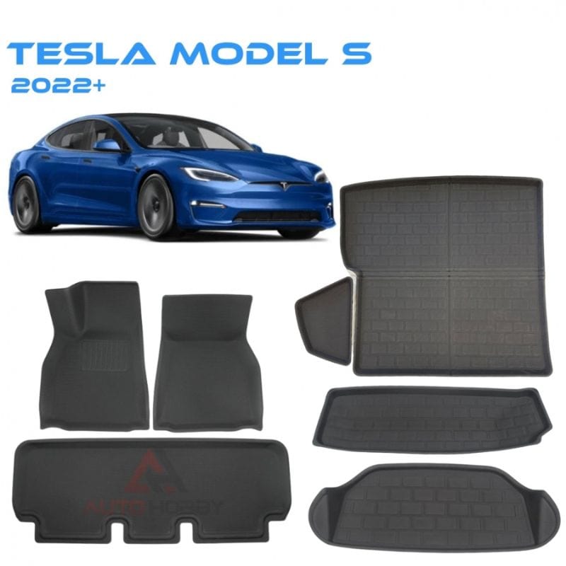 Autohobby 3D allværsmatte sett - Model S 2022+