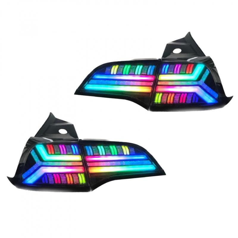 Autohobby Fishbone RGB baklykter - Model 3/Y