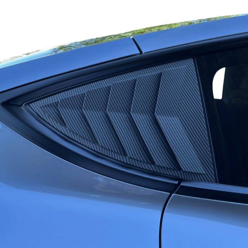 Autohobby Karbonfiber matt Sidevinduer Lameller - Model Y