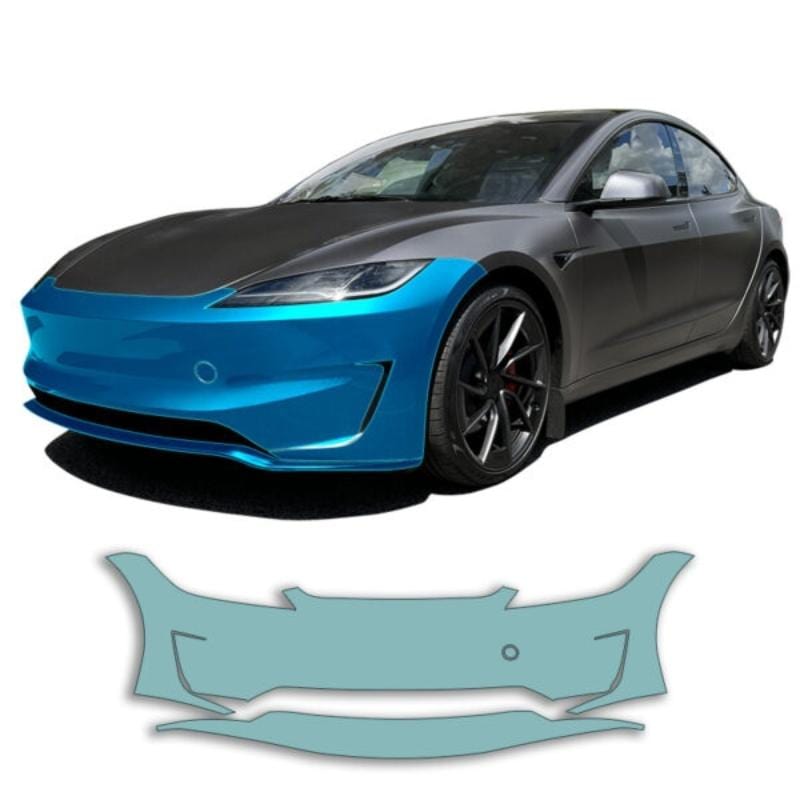 Autohobby Model 3 Highland performance 2024+ (heldekkende) / Uten parkerings sensor PPF frontfanger - Model 3