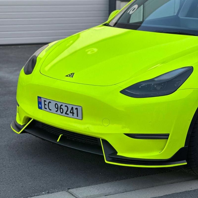 Autohobby Model Y 1st generation / Sort gloss Flow-type frontleppe - Model Y