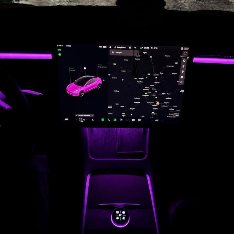 Autohobby RGB led-list dashbord - Model 3/Y