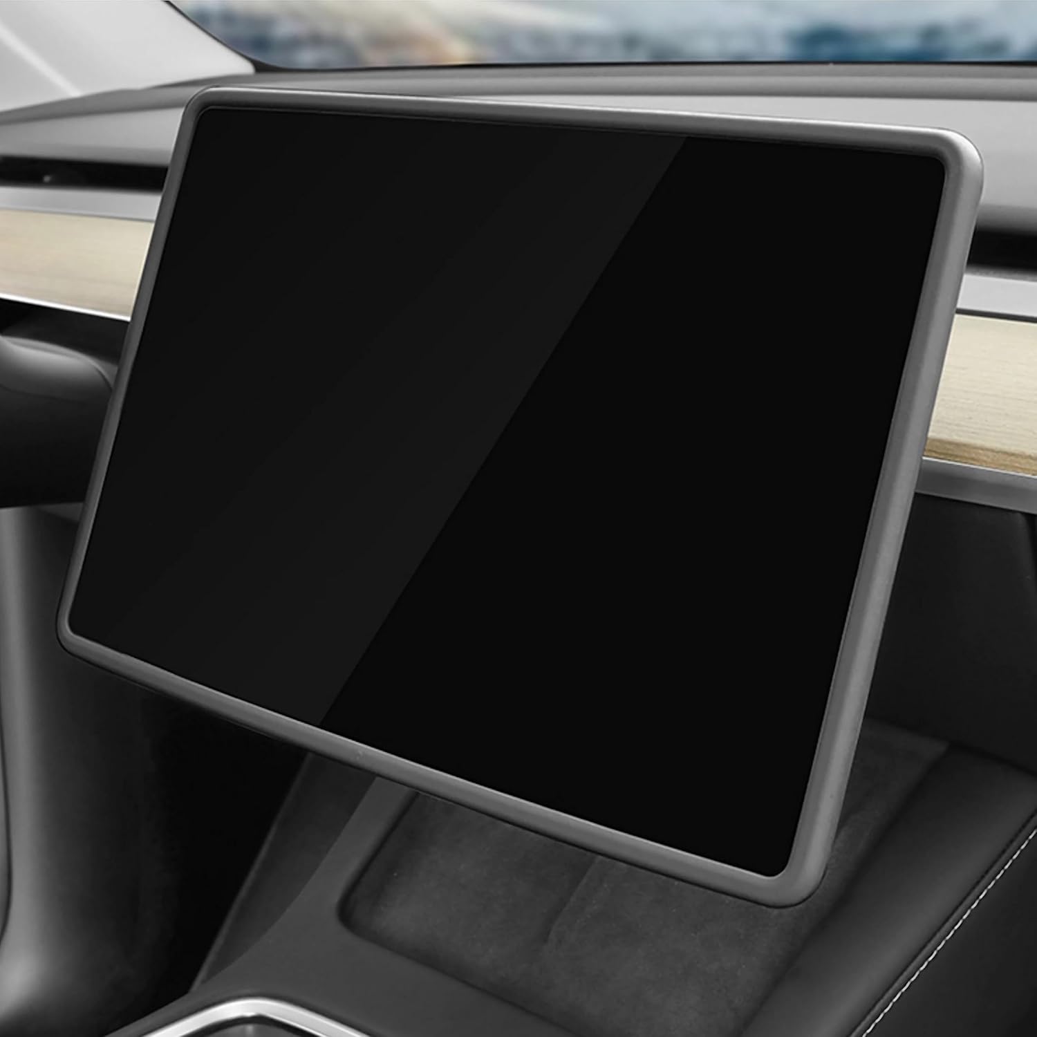 Autohobby Silikonramme for skjermbeskytter til Tesla Model 3/Y
