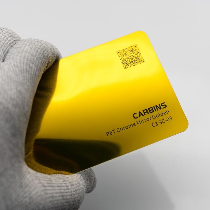 Carbins Chrome Mirror Golden Folie