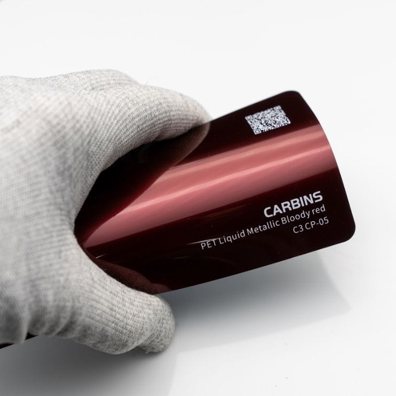 Carbins Liquid Metallic Bloody Red Folie