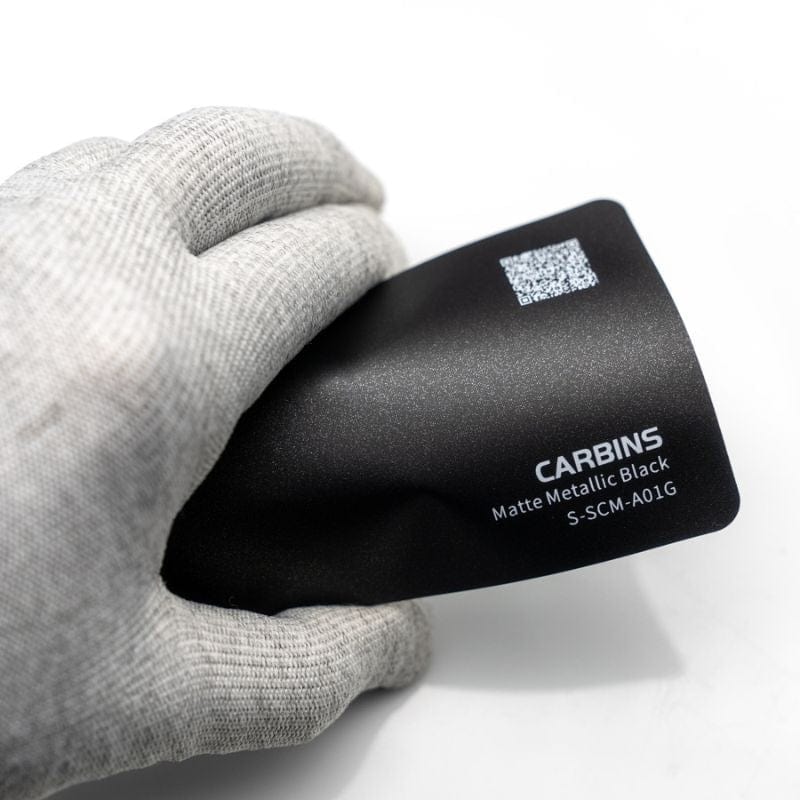 Carbins Matte Metallic Black Folie