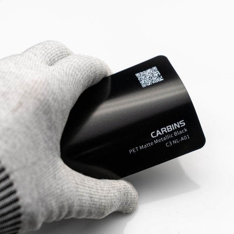 Carbins Matte Metallic Black Folie