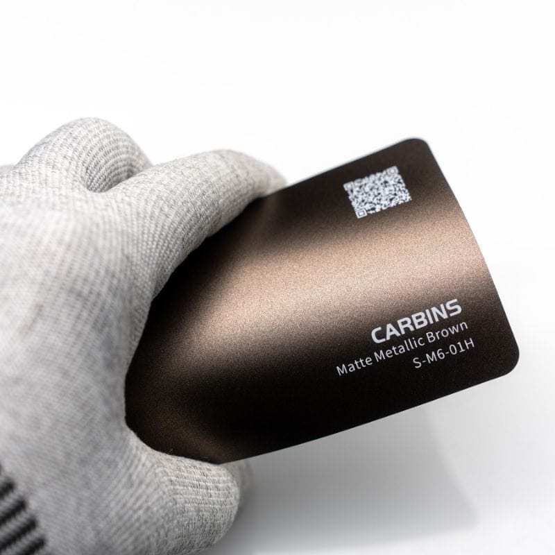 Carbins Matte Metallic Brown Folie