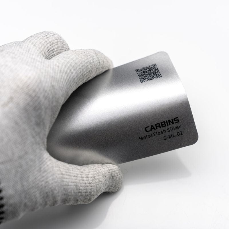 Carbins Metal Flash Silver Folie
