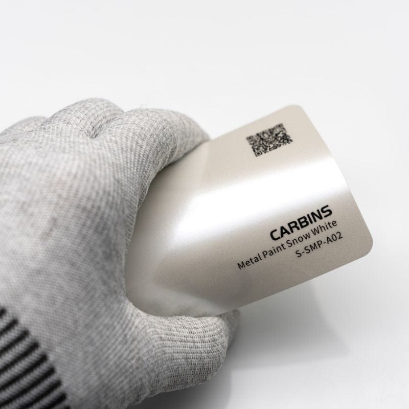 Carbins Metal Paint Snow White Folie