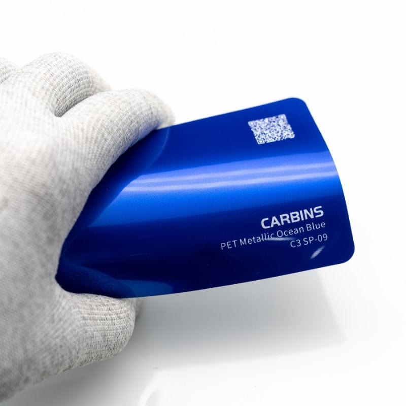 Carbins Metallic Ocean Blue Folie