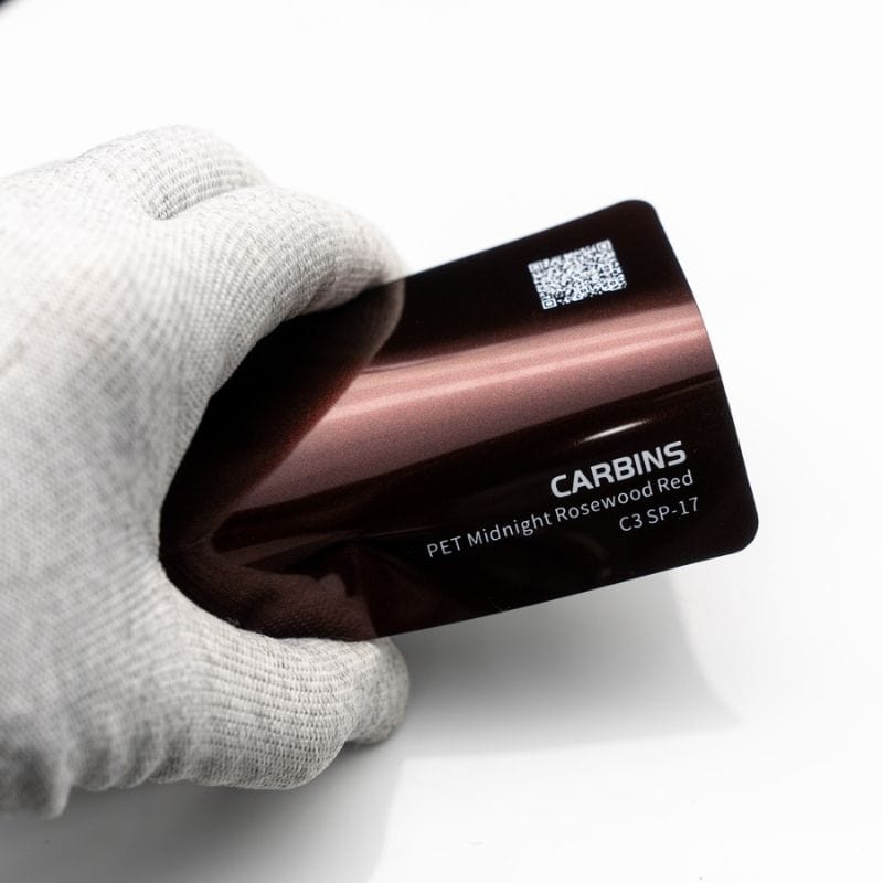 Carbins Midnight Rosewood Red Folie