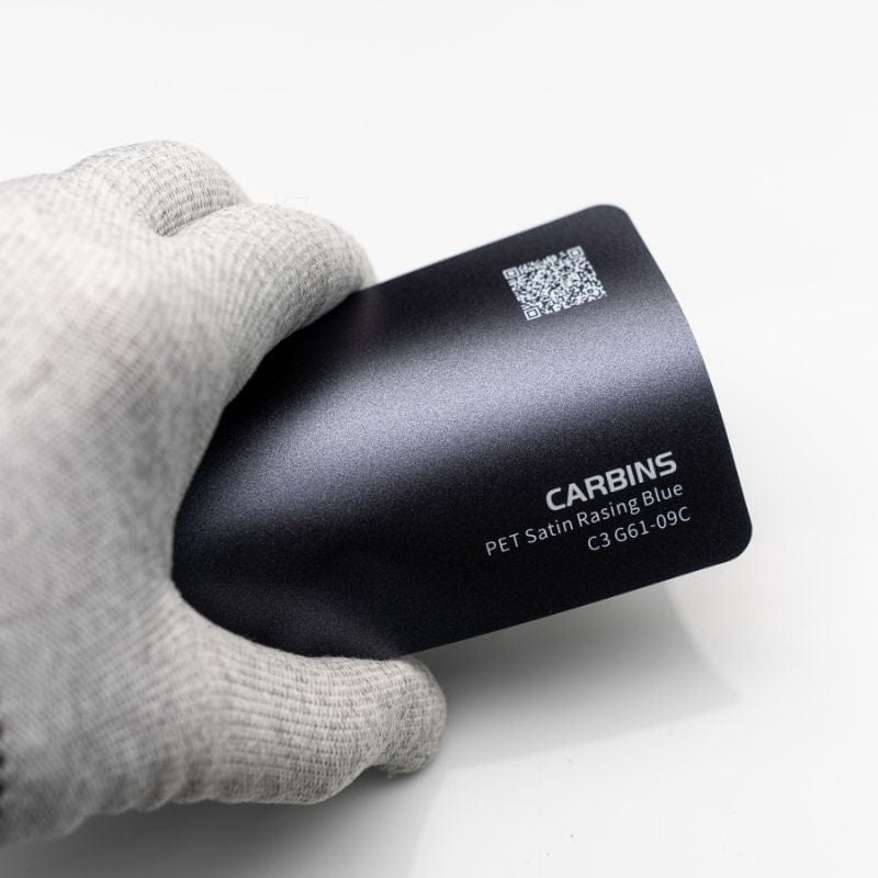 Carbins Satin Rasing Blue Folie