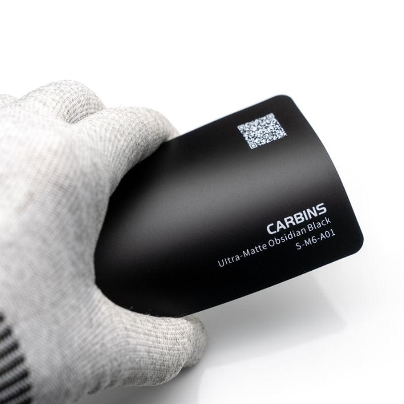 Carbins Ultra-Matte Obsidian Black Folie