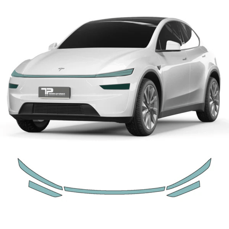 Tesla-Protect PPF lyslist og frontlykter - Model Y Juniper 2025+