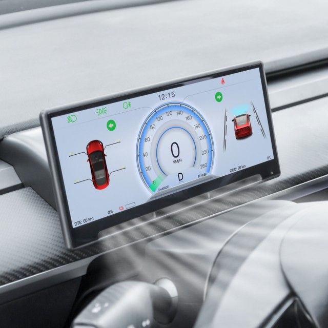 F9 Dashbord skjerm - Model 3 & Y 