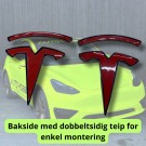 Tesla Emblem deksel - Tesla Model 3 & Y (Frunk + trunk) thumbnail