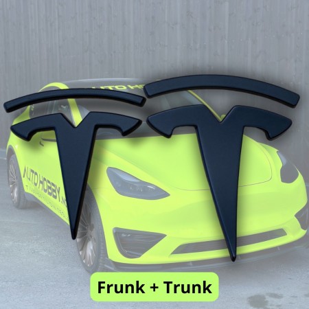 Emblem deksel - Model 3 & Y (Frunk + trunk)