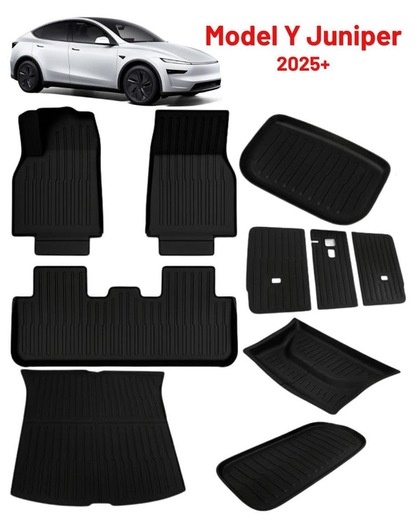 Gulvmatte sett 10 deler - Tesla Model Y Juniper