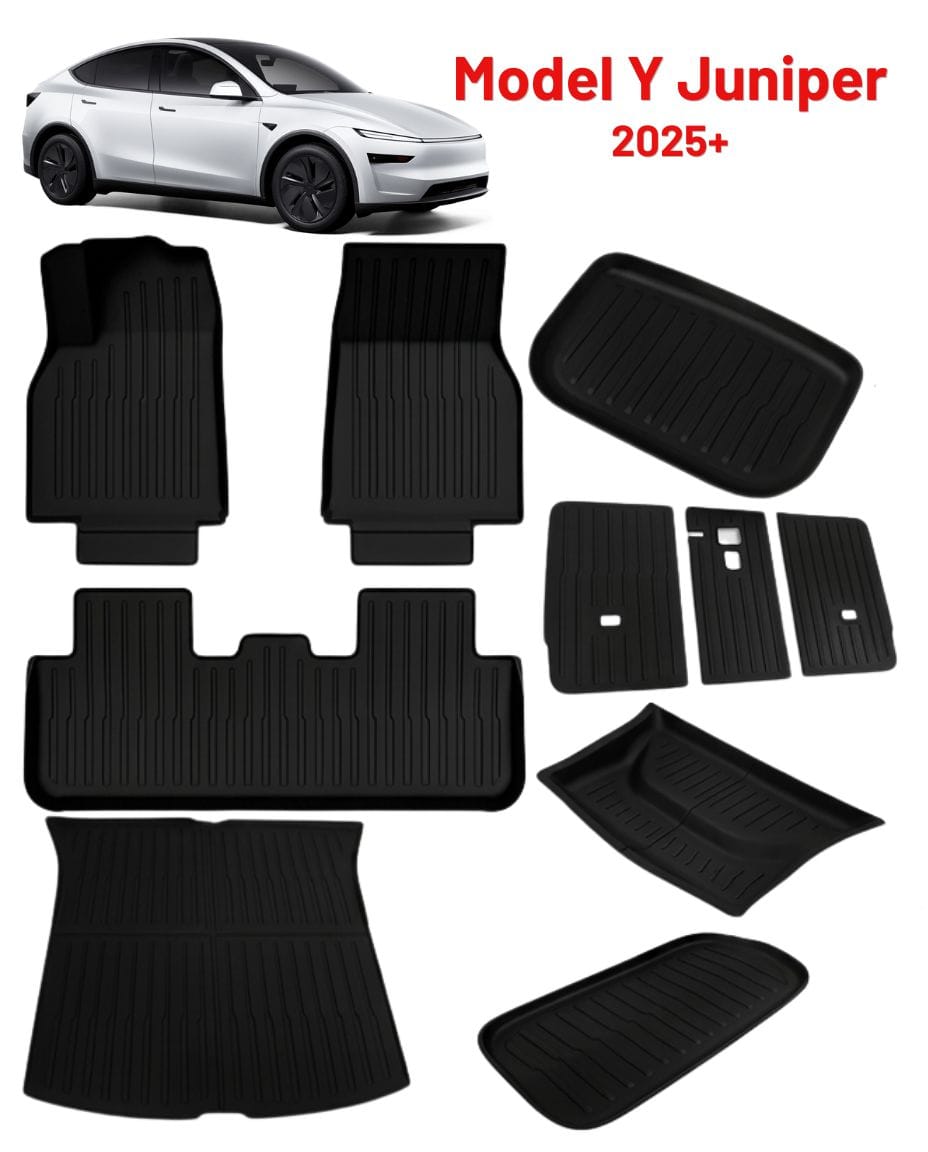 Autohobby Biltilbehør > Interiør > Gulvmatter Gulvmatte sett 10 deler - Tesla Model Y Juniper