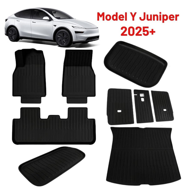 Gulvmatte sett 9 deler - Tesla Model Y Juniper
