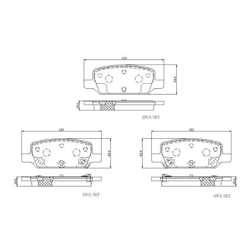 Autohobby Brembo bremseskiver og klosser BAK - Tesla Model Y 2020-2024