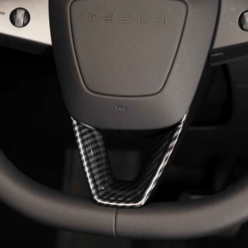 Autohobby Gloss karbonfiber Deksel ratt - Model Y Juniper