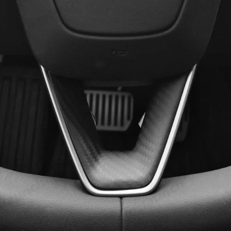 Autohobby Matt karbonfiber Deksel ratt - Model Y Juniper