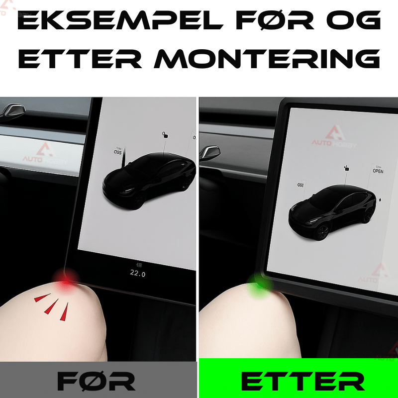 Autohobby Silikonramme for skjermbeskytter til Tesla Model 3/Y