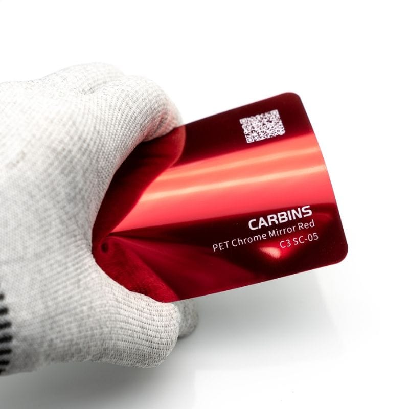 Carbins Chrome Mirror Red Folie