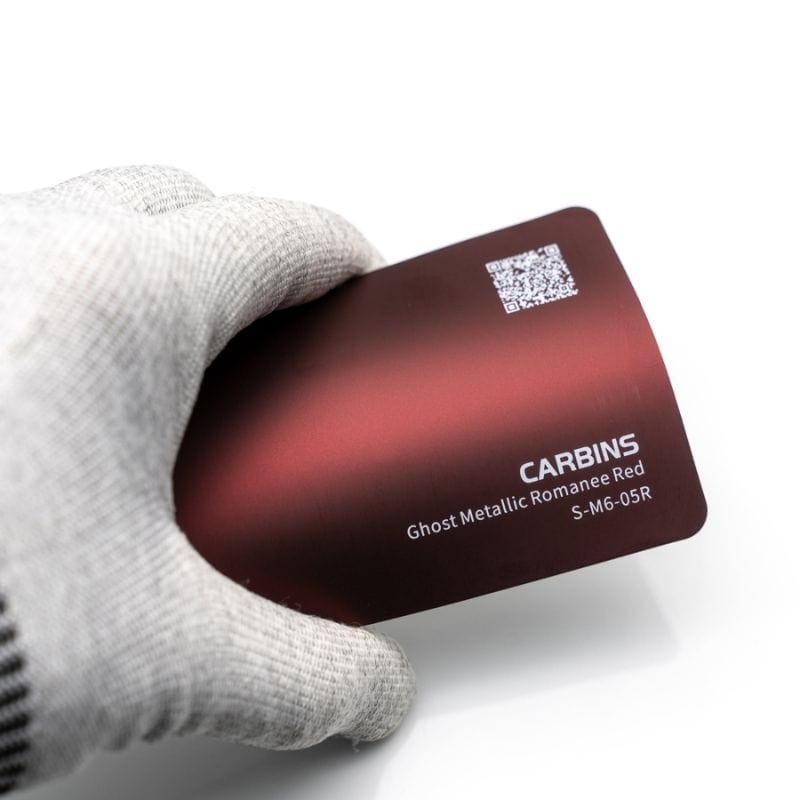 Carbins Ghost Metallic Romanee Red Folie