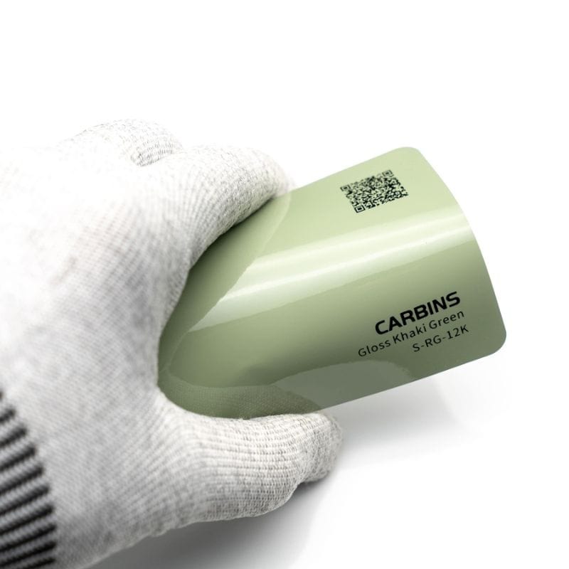 Carbins Gloss Khaki Green Folie