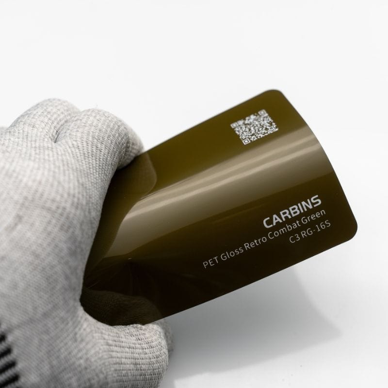 Carbins Gloss Retro Combat Green Folie