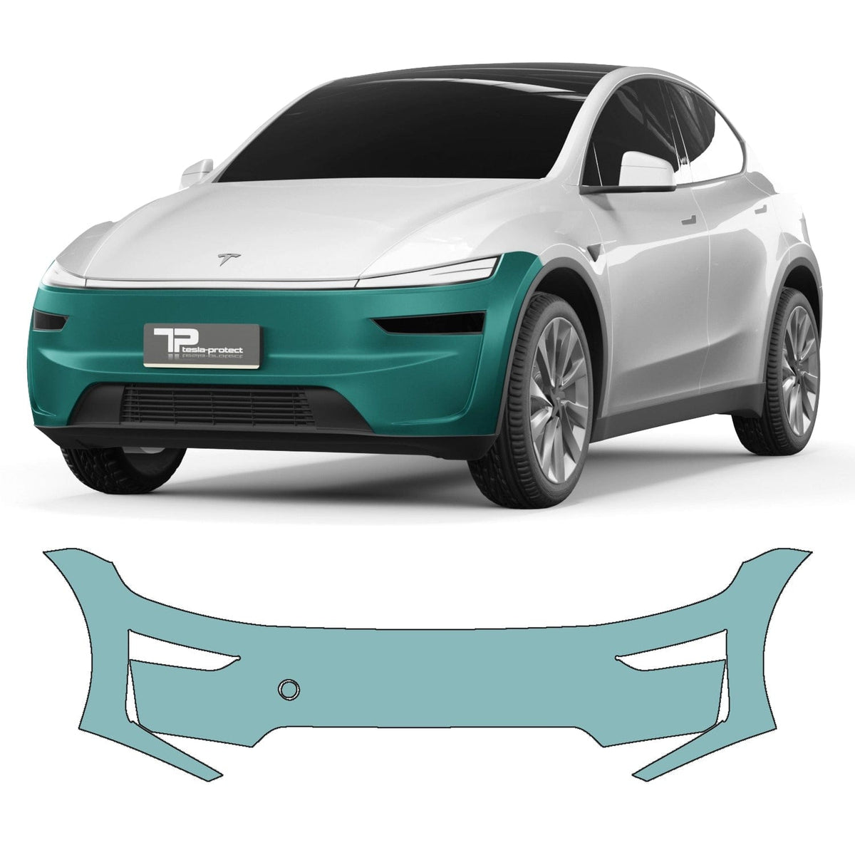 Tesla-Protect PPF støtfanger - Model Y Juniper Premium 2025+